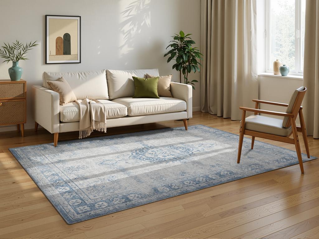 SCRIPT Beige Blue
